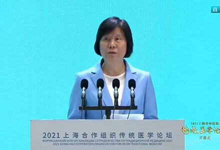 沈跃跃出席上海合作组织传统医学论坛开幕式并作主旨讲话