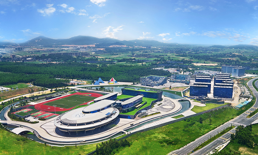 数字教育小镇俯视图